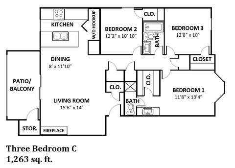 Three Bedroom C